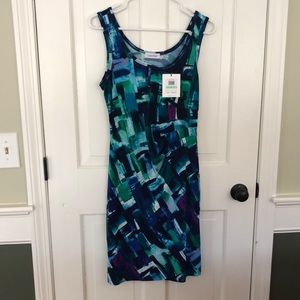 NWT Calvin Klein sleeveless dress.